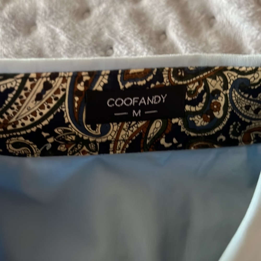 Men’s dress T-shirt size M Designer Coofandy - Picture 2 of 5